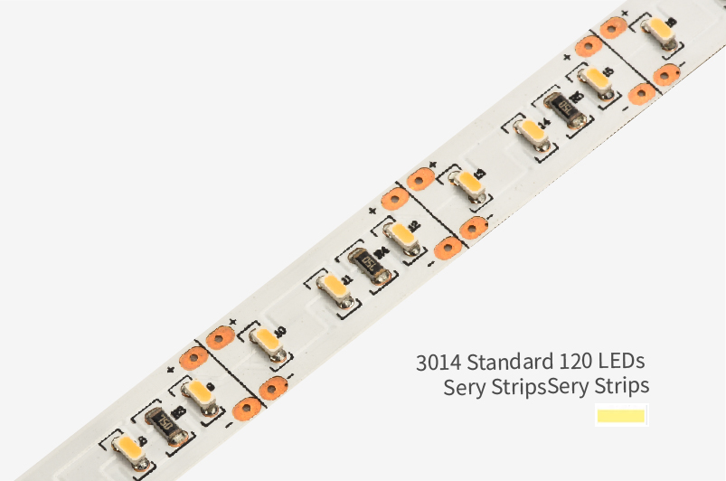 3014 Standard 120 LEDs Sery Strips